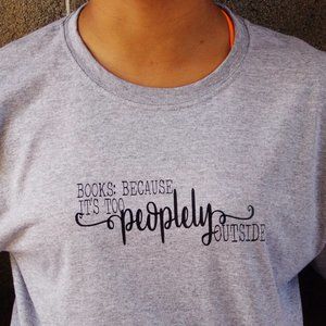 NWT Book Lover T-Shirt. Unisex Sizing.